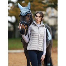 Gilet senza maniche con cappuccio LeMieux Tilly donna Cenere Blu marino