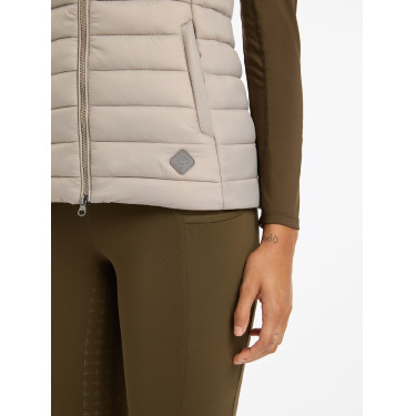 Gilet senza maniche con cappuccio LeMieux Tilly donna Cenere Blu marino