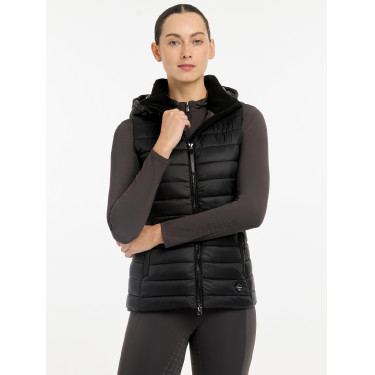 Gilet senza maniche con cappuccio LeMieux Tilly donna Nero modello vecchio Gilet senza maniche con cappuccio LeMieux Tilly donna Nero modello vecchio