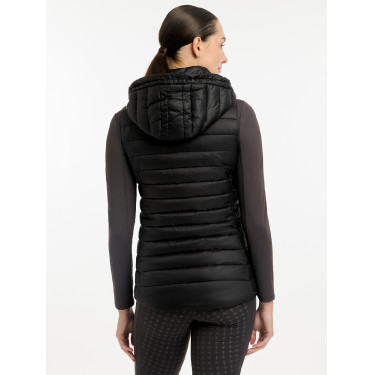 Gilet senza maniche con cappuccio LeMieux Tilly donna Nero modello vecchio Gilet senza maniche con cappuccio LeMieux Tilly donna Nero modello vecchio