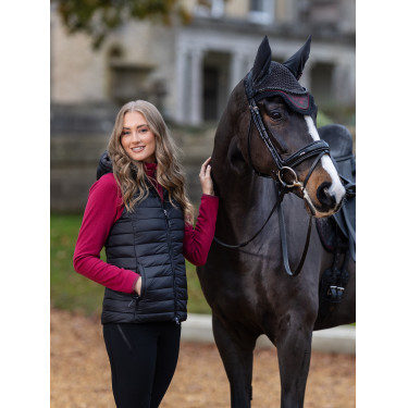 Gilet senza maniche con cappuccio LeMieux Tilly donna Nero modello vecchio Gilet senza maniche con cappuccio LeMieux Tilly donna Nero modello vecchio