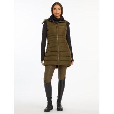 Gilet senza maniche imbottito LeMieux Harper Longline da donna Gilet senza maniche imbottito LeMieux Harper Longline da donna