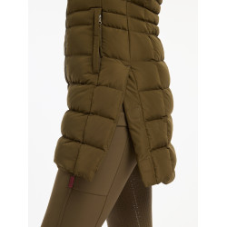 Gilet senza maniche imbottito LeMieux Harper Longline da donna Alpina Marrone