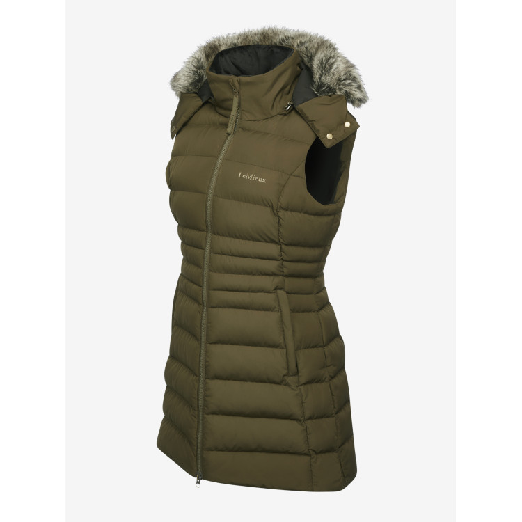 Gilet senza maniche imbottito LeMieux Harper Longline da donna Gilet senza maniche imbottito LeMieux Harper Longline da donna