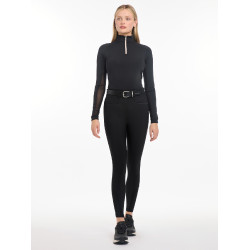 Pantaloni LeMieux grip ginocchia Isabelle donna Nero