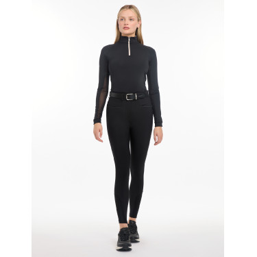 Pantaloni LeMieux grip ginocchia Isabelle donna Nero