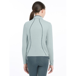 Pile LeMieux con cerniera Felicity Young Rider Ghiacciaio Blu Pile LeMieux con cerniera Felicity Young Rider Ghiacciaio Blu