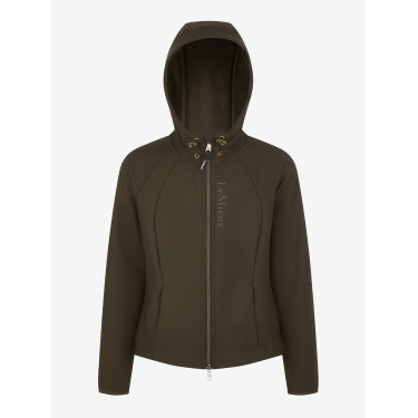 Giacca softshell LeMieux Lottie Young Rider Alpina Marrone