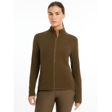 Pile con zip Faye LeMieux Alpina Marrone Pile con zip Faye LeMieux Alpina Marrone