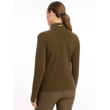 Pile con zip Faye LeMieux Alpina Marrone Pile con zip Faye LeMieux Alpina Marrone