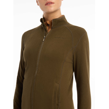 Pile con zip Faye LeMieux Alpina Marrone Pile con zip Faye LeMieux Alpina Marrone