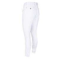 Pantaloni da equitazione Euro-Star Phil FullGrip uomo Bianco
