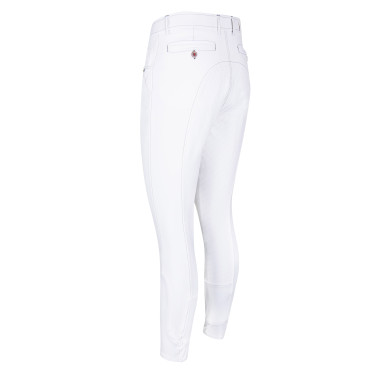 Pantaloni da equitazione Euro-Star Phil FullGrip uomo Bianco