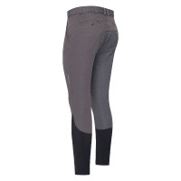 Pantaloni da equitazione Euro-star Marcello FullGrip Calamita grigia Grigio