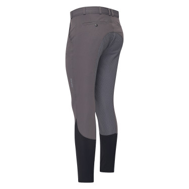 Pantaloni da equitazione Euro-star Marcello FullGrip Calamita grigia Grigio