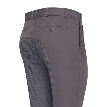 Pantaloni da equitazione Euro-star Marcello FullGrip Calamita grigia Grigio