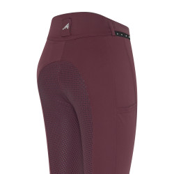 Pantaloni da equitazione Euro-star Equitation Queen Diamond FullGrip estivi Baia nera Bordeaux Pantaloni da equitazione Euro-star Equitation Queen Diamond FullGrip estivi Baia nera Bordeaux