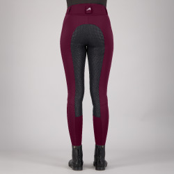 Pantaloni da equitazione Euro-star Equitation Queen Diamond FullGrip estivi Baia nera Bordeaux Pantaloni da equitazione Euro-star Equitation Queen Diamond FullGrip estivi Baia nera Bordeaux