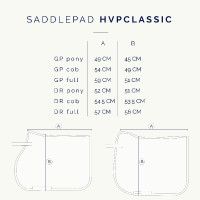 Tapis de selle HV Polo Classic GP Stone