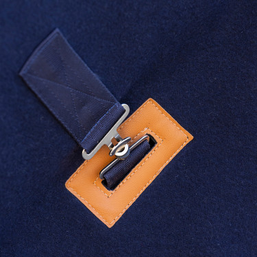 Coperta in lana HV Polo Scottie Marina Blu marino