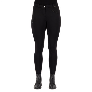 Pantaloni da equitazione Easy Rider Joy Winter FullGrip Nero