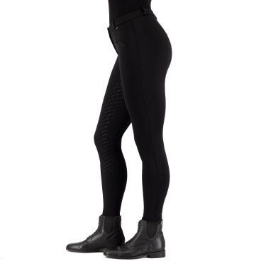 Pantaloni da equitazione Easy Rider Joy Winter FullGrip Nero