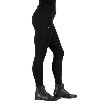 Pantaloni da equitazione Easy Rider Joy Winter FullGrip Nero