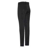 Pantaloni da equitazione Easy Rider Joy Winter FullGrip Bambini Nero