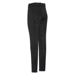 Pantaloni da equitazione Easy Rider Joy Winter FullGrip Bambini Nero