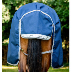 Coperta Horseware Amigo Bravo 12 Wug 0g Marina / grigio titanio / argento Blu marino
