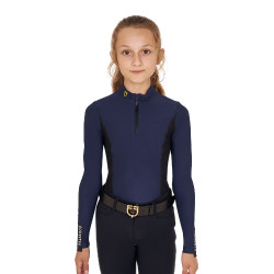 Maglia intima Equestro da allenamento a maniche lunghe per ragazza