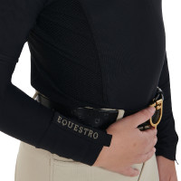Maglia intima Equestro da allenamento a maniche lunghe per ragazza Cammeo rosa