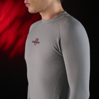 Base Layer uomo maniche lunghe Equestro Ridertechnology Uccello beffardo Grigio Base Layer uomo maniche lunghe Equestro Ridertechnology Uccello beffardo Grigio