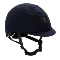 Casco Equestro logo in rilievo Meteor unisex Nero