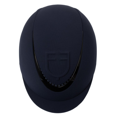 Casco Equestro logo in rilievo Meteor unisex Marina Blu marino