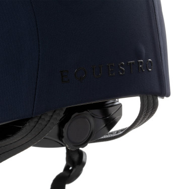 Casco Equestro logo in rilievo Meteor unisex Marina Blu marino