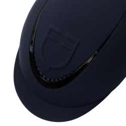 Casco Equestro logo in rilievo Meteor unisex Marina Blu marino