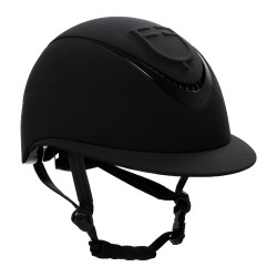 Casco da donna con ampia visiera e logo in rilievo Equestro