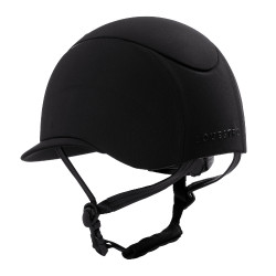 Casco da donna con ampia visiera e logo in rilievo Equestro Nero Casco da donna con ampia visiera e logo in rilievo Equestro Nero