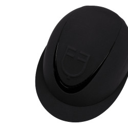 Casco da donna con ampia visiera e logo in rilievo Equestro Nero Casco da donna con ampia visiera e logo in rilievo Equestro Nero