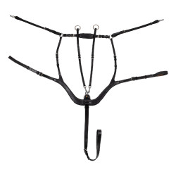 Pettorale anatomica in cuoio Equestro