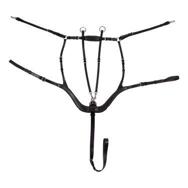 Pettorale anatomica in cuoio Equestro