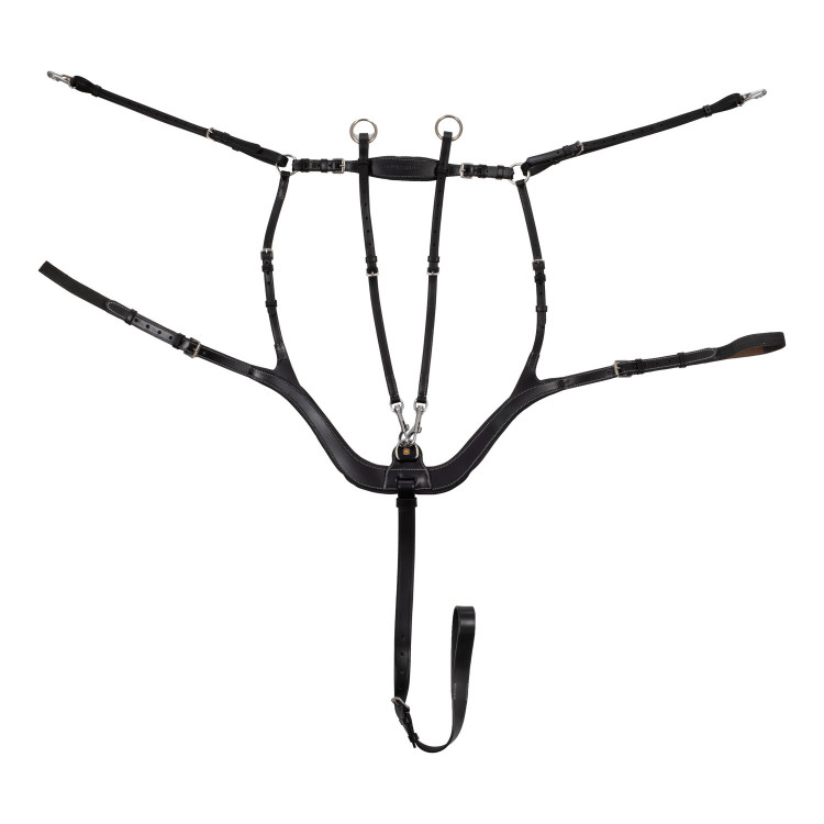 Pettorale anatomica in cuoio Equestro
