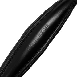 Pettorale e martingala in cuoio amovibile Equestro Nero