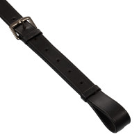 Collare martingala in cuoio Equestro Nero Collare martingala in cuoio Equestro Nero