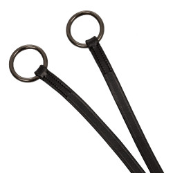 Collare martingala in cuoio Equestro Nero