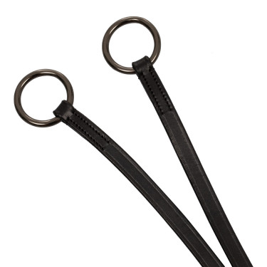 Collare martingala in cuoio Equestro Nero