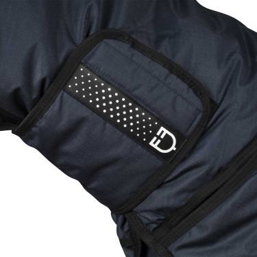 Copricollo da paddock in tessuto rip-stop Equestro Marina Blu marino