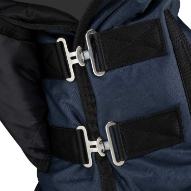 Copricollo da paddock in tessuto rip-stop Equestro Marina Blu marino