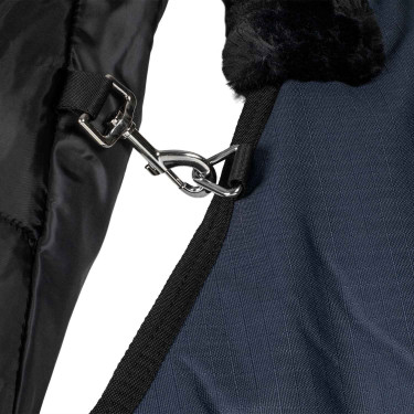 Copricollo da paddock in tessuto rip-stop Equestro Marina Blu marino